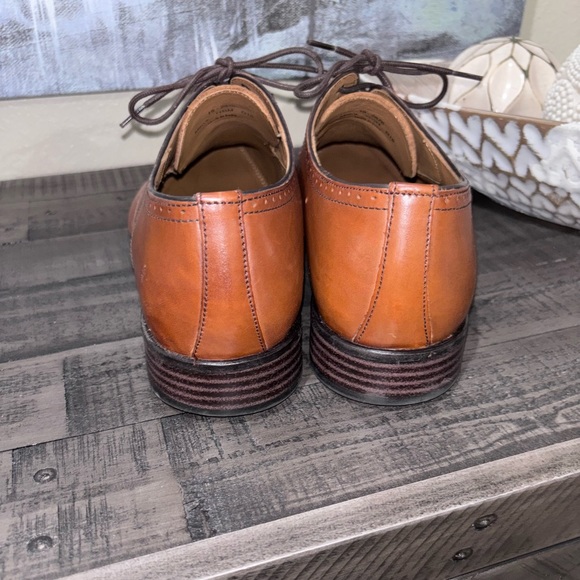 Johnston & Murphy Suites Series sheepskin wingtip Oxford shoes SZ 11.5 - Picture 4 of 9